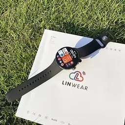 Розумний годинник Linwear LA24 з AMOLED дисплеєм (Чорний) - мініатюра 5