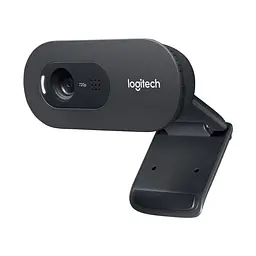 Веб-камера Logitech C270i IPTV HD Webcam з мікрофоном для ПК, ноутбуків та Android-пристроїв / 1280×720 / USB 2.0 / Чорний (960-001084) - мініатюра 2