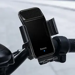Тримач BASEUS Smart Solar Power Wireless Cycling Electric Holder (SUZG010001) - мініатюра 4