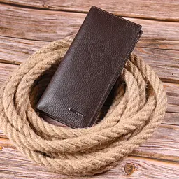 Чоловічий шкіряний гаманець KARYA 9х19х1,5 см acs0024583 - мініатюра 6