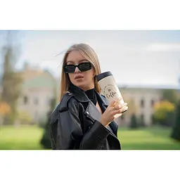 Термокухоль Ardest Coffee Time 450 мл нержавіюча сталь бежевий - мініатюра 2