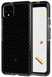 Протиударний чохол з антимікробним покриттям Tech21 Evo Check для Google Pixel 4 Smokey Black