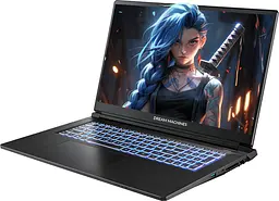 Dream Machines Ноутбук Dream Machines RG5050-17 17.3FHD IPS, Intel i9-14900HX, 16GB, F1TB, NVD5050-8, DOS, чорний - мініатюра 3