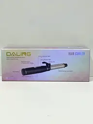 Акумуляторна плойка щипці Daling DL-5233 для завивки волосся 20мм Чорний - мініатюра 7