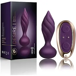 Анальна вібропробка Rocks Off Petite Sensations - Desire Purple - мініатюра 3