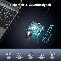 Зарядний адаптер 65W для Lenovo IdeaPad 20V 3.25A зі штекером 4.0×1.7 - мініатюра 6