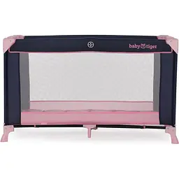 Ліжко-манеж Babytiger Viki Pink Navy темно-сірий з рожевим (00-00304829) - мініатюра 3