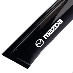 Дефлектори вікон вітровики Mazda 3 2003-2009 Хечбек Скотч 3M Voron Glass - мініатюра 4