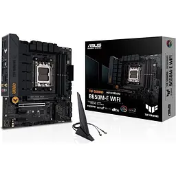 Материнська плата Asus AM5 TUF Gaming B650M-E WIFI, B650, 4xDDR5, Int.Video (CPU), 4xSATA3, 2xM.2, 1xPCI-E 4.0 x16, 2xPCI-E 4.0 x1, Realtek 7.1, Realtek 2.5Gb, Wi-Fi 6, Bluetooth 5.2, 6xUSB3.2/6xUSB2.0, HDMI/2xDP, MicroATX - мініатюра 2