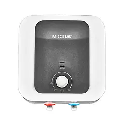 Водонагрівач Mixxus EWH-1115 SMALL OVER 15 л над мийкою, 1500 Вт, "мокрий" ТЕН, вертикальний, квадратний, білий (WH0607)