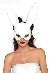 Сексуальная маска кролика Leg Avenue-Masquerade Rabbit Mask White