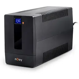 Джерело безперебійного живлення nJoy Horus Plus 1500 (PWUP-LI150H1-AZ01B) Lin.int. AVR 4 x евро USB LCD пластик (Horus Plus 1500 USB)