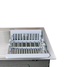Кухонна мийка Kroner KRP Gebürstet - 5050HM (3,0/1,0 мм) (CV022800) - мініатюра 6