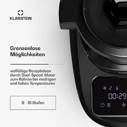 Кухонний комбайн Klarstein Aria Smart 1700 Вт (10045491) - мініатюра 4