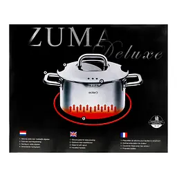 Каструля Sola Zuma з кришкою 6 л 24 см (13ZUMA824) - мініатюра 5