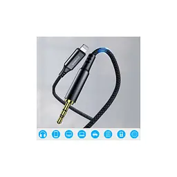 Кабель мультимедійний Choetech Lightning - 3.5 mm M чорний 2 м (AUX009) - мініатюра 2