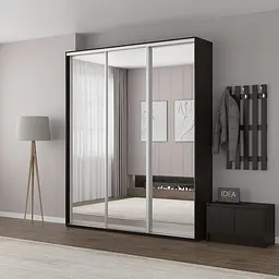 Шафа-купе Idea серія 7 200 x 45 x 210 см Венге темний Дзеркало