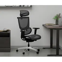 Офісне крісло Mealux S8 Air Black (HF-S8P M/B) - мініатюра 12