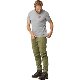 Футболка Fjallraven 1960 Logo T-shirt S Grey Melange - мініатюра 3