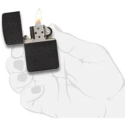 Запальничка Zippo 1941 Replica Black Crackle - мініатюра 2