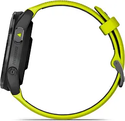 Смарт-годинник Garmin Forerunner 965 Titanium Bezel with Black Case and and Yellow/Black Silicone Band (010-02809-02/12) [89361] - мініатюра 5