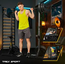 Стійки під штангу Trex Sport TX-100S регульовані з ручками для віджимань - мініатюра 15
