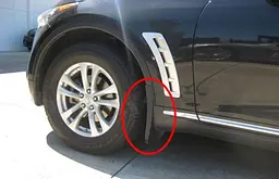 Бризковики передні Infiniti FX35QX70 (08-) оригінальні 2 шт 999J2EV003 - мініатюра 8