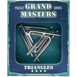 Металева головоломка Eureka Grand Master Puzzles Triangles blue 473252 - мініатюра 2