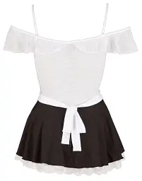 Костюм покоївки Cottelli Collection Costumes Maid's L чорний-білий - мініатюра 3