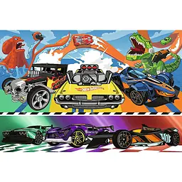 Пазли Trefl Швидкісні авто Hot Wheels 100 елементів - мініатюра 2
