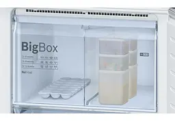 Холодильник Bosch KGN56LBF0N 193х80х70см 2 двері холодильне відділення 400 л морозильне відділення 105 л A++ NF Чорний скло (KGN56LBF0N) - мініатюра 5