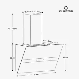 Витяжка Klarstein WiFusion 60 (10046411) - мініатюра 8