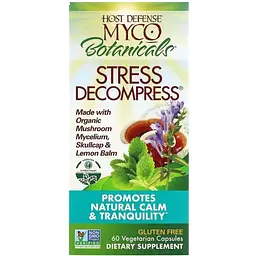 Гриби для зняття стресу Fungi Perfecti MycoBotanicals Stress Decompress 60 вегетаріанських капсул - мініатюра 2