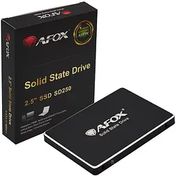 SSD 256Gb AFox 2.5" SATA III 3D NAND QLC, Retail - мініатюра 6
