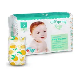 Підгузки Offspring Tangy Orange Розмір S 3-6 кг 48 шт (DP-OI-FAT-S48P-TGYORN)