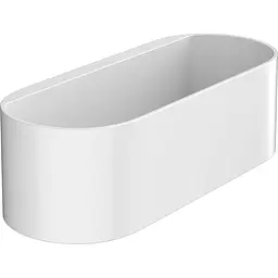 Полиця глибока Hansgrohe WallStoris 25x10x7 см Matt White 27912700, Білий матовий