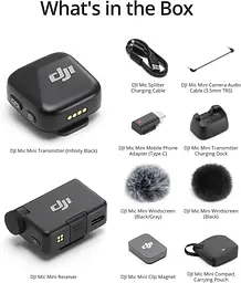 Петличний мікрофон DJI Mic Mini 1RX 1TX - мініатюра 4