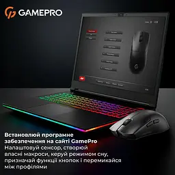 Миша GamePro Genesis Wizard Wireless/Bluetooth/USB PixArt PAW3311 Sensor Black (GM160B) - мініатюра 16