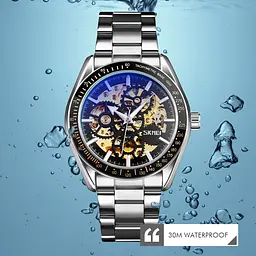 Чоловічий наручний годинник 9194SI Silver Skmei acs0029863 - мініатюра 3