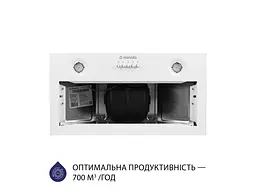 Витяжка Minola HBI 5204 WH 700 LED - мініатюра 3