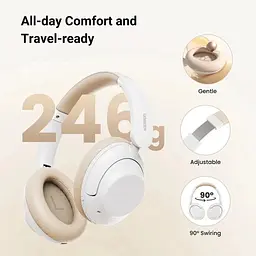 Бездротові навушники Ugreen HP202 HiTune Max5 Hybrid ANC Headphones (15809) білі - мініатюра 6
