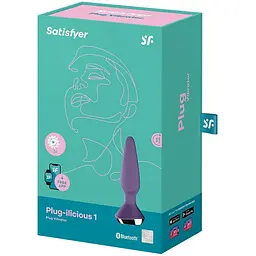 Анальна смарт-вібропробка Satisfyer Plug-ilicious 1 Purple - мініатюра 6