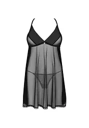 Комплект білизни Obsessive Latinesa XL/2XL чорний - мініатюра 5