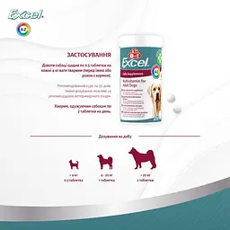 Вітаміни 8in1 Excel Multi Vitamin Adult для дорослих собак, мультивітамін, 70 шт - мініатюра 3