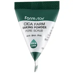 Скраб для обличчя FarmStay Cica Farm Baking Powder Pore Scrub із центелою та кислотами 7 мл 