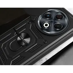 Чохол до мобільного телефона BeCover Military Tecno Spark 30 (KL6) Black (713541) - мініатюра 5