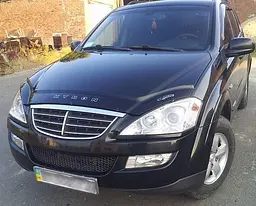 Дефлектор капоту мухобійка для Ssang Yong Kyron 2005- - мініатюра 2