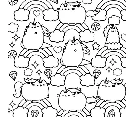 Мінірозмальовка Pusheen - мініатюра 5