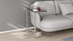 Столик Террі 650x440x330 Сірий метал ДСП Сосна Кембра 16мм FRD-104664