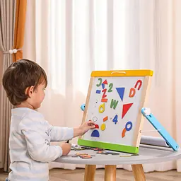 Дошка магнітно-маркерна Viga Toys на підставці (44545) - мініатюра 5